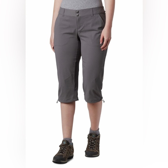 Columbia Omni-Shield Women's Saturday Trail Hiking Knee Pants Gray Size 6 - Picture 10 of 10